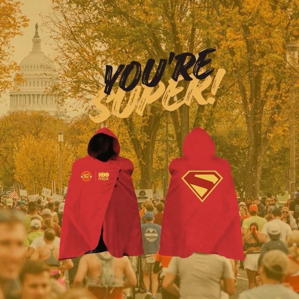 Marine Corps Marathon 50th Anniversary Finisher Cape